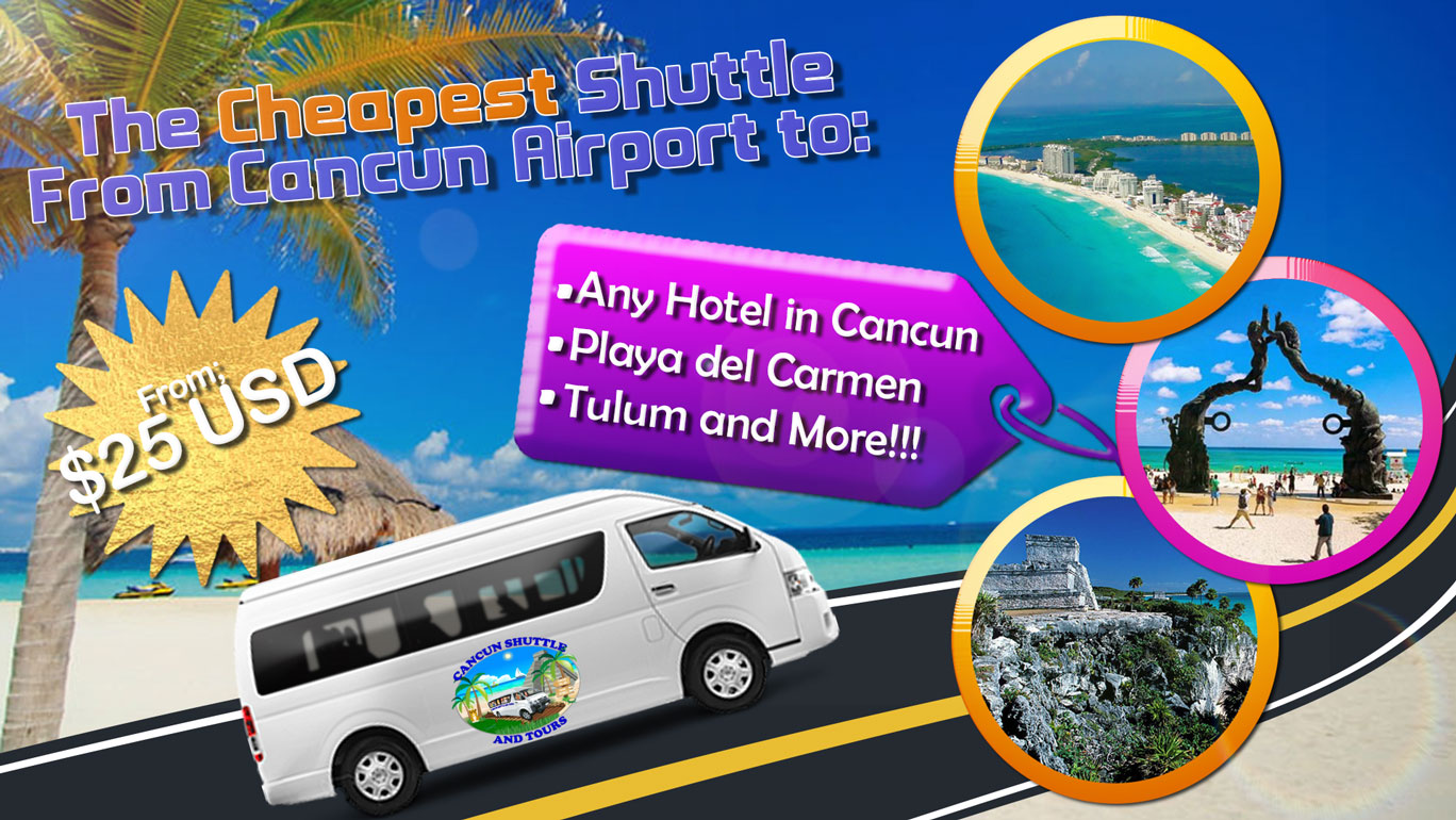 cancun shuttle and tours